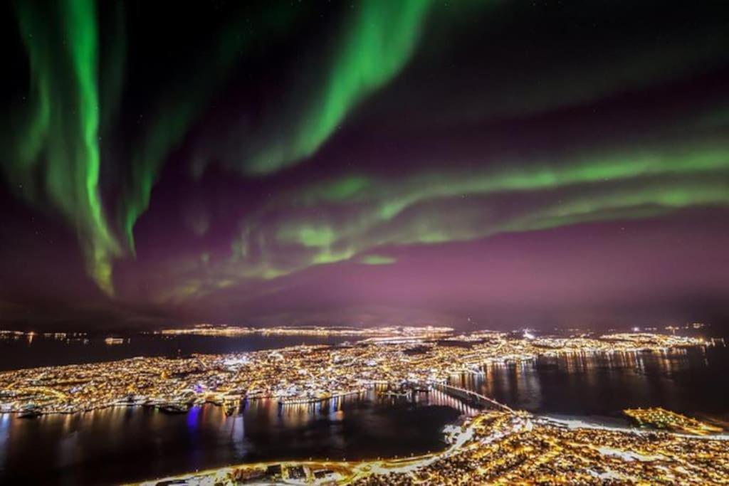 Sentralt Pa Fastlandet Og Gaavstand Til Alle Fasiliteter! Tromsdalen 外观 照片